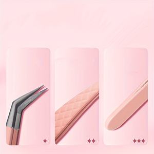 ปากคีบขนตาแบบปลายไฟเบอร์สำหรับต่อขนตาโลโก้ตามสั่ง - Product Image 3