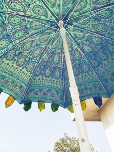 Paraguas de jardín bohemio de arte único indio, sombrillas de boda, paraguas de piscina de gran tamaño, protección solar, paraguas grande indio - Product Image 5