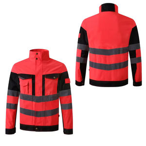 เสื้อแจ็กเก็ตซิปไนลอนหนาสะท้อนแสงสำหรับคนงานกันน้ำระดับ2โลโก้บริษัทตามสั่งสำหรับฤดูหนาว - Product Image 6