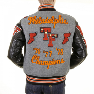 Man <b>Jacket</b> 2024 Wholesale Autumn Winter Unisex Zip up Letterman <b>Jacket</b> Casual Varsity <b>Jacket</b> <b>Plus</b> <b>Size</b> <b>Faux</b> <b>Leather</b> Varsity - Product Image 2