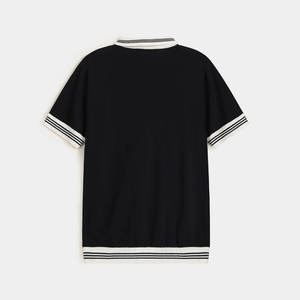 Nouveau T-shirt polo à manches courtes d'été de haute qualité Polo uni pour hommes en gros 2025 - Product Image 5