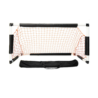 Portería de Fútbol Portátil de PVC Blanco de Alta Calidad, Equipo de Entrenamiento de 4x2 Pies, Logotipo Personalizado para Práctica de Fútbol para Niños y Adultos