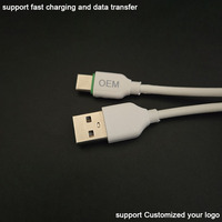 Câbles de données USB-A vers Type-C à chargement rapide, certifiés sécurité, économiques et durables en TPE