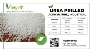 VGFert - Urée granulée non revêtue à bas prix, azote 46% min, pureté 99% pour usage industriel, fabriquée au Vietnam - Product Image 4