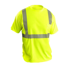 Camisa de Trabajo de Alta Visibilidad, Reflectante, Ignífuga, de Secado Rápido, Ligera, Antiarrugas, Uniforme de Seguridad, Ropa de Trabajo Corta - Product Image 1