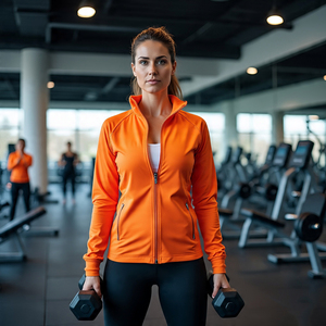 Fitness Gym Wear Training Jacket Ladies Yoga Sportswear Fútbol Poliéster Chaquetas Mujer | Senderismo Mujer Cremallera Prendas de abrigo - Product Image 5