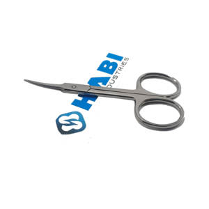 Custom Logo Fine Point Cuticle Shears <b>Nail</b> Beauty <b>Scissors</b> With Sharp Stainless Steel Curved Blade Cuticle <b>Nail</b> <b>Scissors</b> - Product Image 1