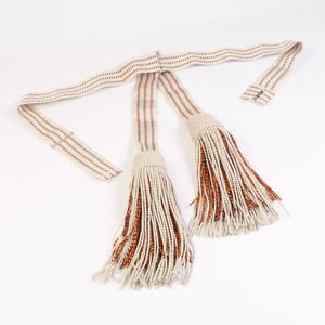 Fábrica al por mayor doble borla chal satén graduación Sash logo graduación estola adulto etiqueta bufanda Honor Sash - Product Image 5