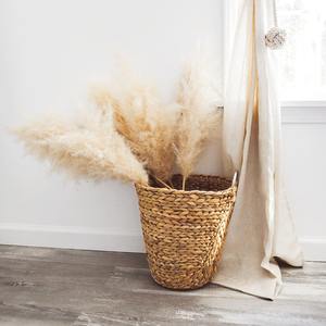 Set of 3 Storage <b>Basket</b> Woven Water Hyacinth <b>Blanket</b> <b>Baskets</b> with Handles Round Natural Nesting Storage Bins for Your Home Decor - Product Image 3