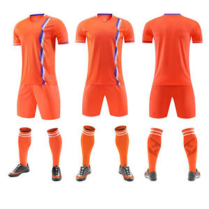 Meilleur prix vierge personnalisé dans toutes les couleurs maillot de football adultes sport étudiant compétition uniforme haute qualité maillot de football - Product Image 6