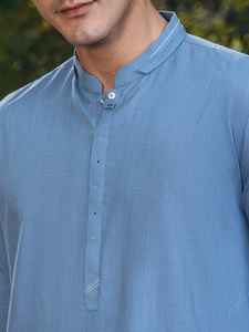 Authentique créateur pakistanais de haute qualité Salwar Kameez pour hommes pour des vêtements décontractés et traditionnels - Product Image 2