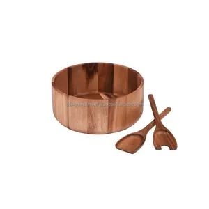 Standard Quality Wooden Bowl for Serving Food Available at Wholesale Price from Indian Manufacturer and Supplier