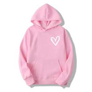 เสื้อกันหนาวมีฮู้ดฮิปฮอปมีฮู้ด, เสื้อลำลองผ้าขนแกะ100% สีพื้นถักแบบถักสำหรับฤดูใบไม้ร่วงฤดูหนาว - Product Image 4