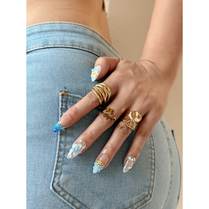 Autocollants pour ongles Starfish Bay Press on Nail Art, élégants, pour femmes et hommes - Product Image 4