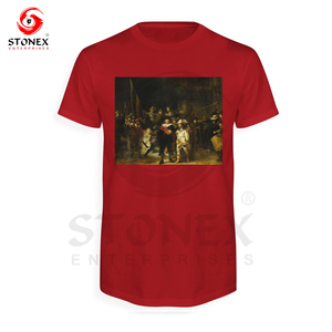 T-shirt col rond 100 % coton pour homme, coupe ample, 300 g, impression graphique personnalisée de votre marque, vente en gros, haute qualité - Product Image 5