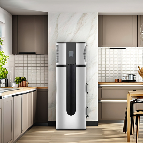 Energy Saving R290 Air Source Heat Pump Water Heater | 6.1KW 270L Electric Model | Metal Housing | Outdoor Use | Class Energy