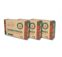 Kit de savons végétaux Alquiverde Natural Barbatimao et Aroeira (lot de 6) - Vegan et sans cruauté, écologique, 90g, soins de la peau