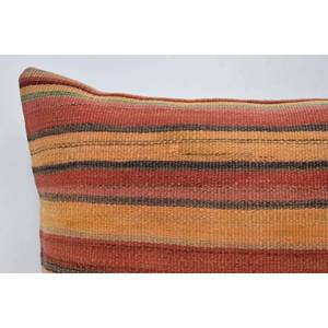 Multicolor Kilim Patchwork Wool Pillow 16x24 Inch Decorative Cushion Luxury <b>Fluffy</b> Vintage Pattern Leaves Portable <b>Bedding</b> Decor - Product Image 2