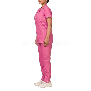 Trajes de enfermería personalizados unisex, venta al por mayor, joggers de lona y conjuntos de fregado para mujeres, estilos de impresión de moda - Product Image 3