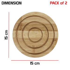 . Handcrafted wooden <b>coaster</b> <b>set</b> designed to enhance home decor while offering durable daily usability - Product Image 1