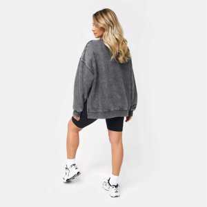 Sudadera de Cuello Redondo para Hombre, Talla Grande, de Felpa de Algodón Ecológica, con Estampado Puff de Alta Calidad y Bordado Personalizado - Product Image 5