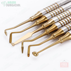 Instrument de remplissage dentaire composite or avec plateau sonde spatule Plugger acier inoxydable de qualité supérieure PK marque personnalisée - Product Image 4