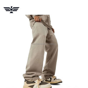 Pantalons de survêtement en laine mélangée de qualité supérieure pour hommes, taille XL, coupe ample, taille élastique, style sportif, pantalons de jogging, vêtements de détente - Product Image 2