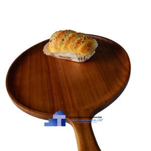 Bandeja de servicio de madera natural hecha a mano superventas, utensilios de cocina decorativos del fabricante de Vietnam para venta al por mayor - Product Image 4