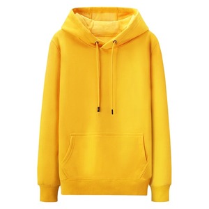 Sudadera con capucha para hombre y mujer Color sólido 100% algodón Casual estilo Harajuku pulóver calle Hip Hop ropa - Product Image 5