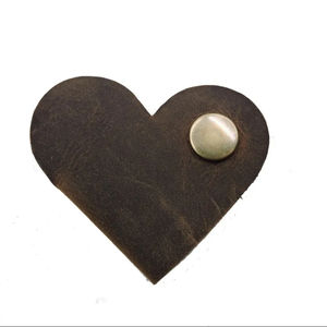 Étui pour écouteurs en cuir véritable 100% personnalisé par le fabricant exclusif, enrouleur pour écouteurs, support pour écouteurs, étui pour écouteurs - Product Image 1