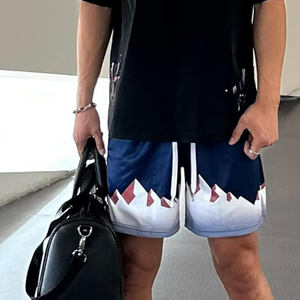 Meilleure qualité personnalisable blanc basket-ball maille Shorts taille cordon entièrement sublimation propre logo respirant vêtements de basket-ball - Product Image 6