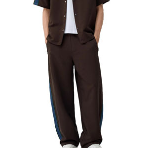 Casual Wear <b>Men's</b> Clothing Breathable <b>Baggy</b> <b>Trousers</b> 2025 Top Trending <b>Men</b> <b>Baggy</b> Straight <b>Trouser</b> - Product Image 1