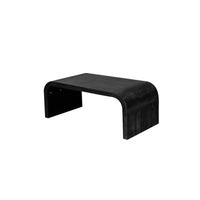 Table basse rectangulaire en métal noir pour salon, table d'angle, chambre à coucher, meubles décoratifs
