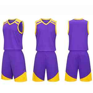 MUNDO DEPORTIVO Ajustable OEM Personalizado Baloncesto Jerseys Pantalones Cortos Sublimación Blanco y Oro Equipo Uniformes Desgaste - Product Image 1