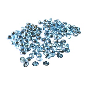 2x3มม. ธรรมชาติสำหรับสวิสสีฟ้าบุษราคัมได้รับการรับรองรูปไข่หลวมตัดเหลี่ยมเพชรพลอยได้รับการรับรองในราคาขายส่ง - Product Image 6