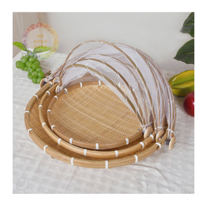 Plateau de stockage des aliments recouvert de bambou-Idéal pour garder les aliments frais et organisés - Product Image 6