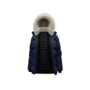 Veste matelassée à manches longues pour femme, coupe ajustée, très vendue, doublure en polyester doux, fermeture éclair, capuche, pour l'extérieur - Product Image 1