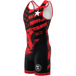 Trajes de Lucha Libre Profesional al por Mayor, Conjuntos Deportivos Sublimados OEM ODM, Técnicas de Impresión, Mallas Profesionales, Ropa de Spandex y Algodón - Product Image 5
