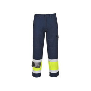 Pantalones de trabajo de seguridad de alta visibilidad de alta calidad para hombre, cómodos pantalones de trabajo con cinta reflectante, pantalones Cargo para uso en exteriores - Product Image 1