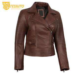 100% <b>Real</b> <b>Leather</b> Women's <b>Jacket</b> New Casual & Stylish Biker Genuine <b>Leather</b> <b>Jacket</b> in Premium Packaging - Product Image 3