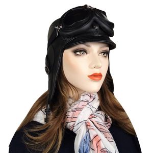 Gorra de Piloto de Cuero a Precio Económico, Logotipo Personalizado, Uso Diario Informal, Unisex, 100% Cuero Real por Standard International - Product Image 4