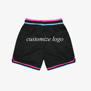 Mesh <b>Short</b> Custom Logo Polyester Breathable Above The Knee <b>Men</b> 5 Inch Inseam Double Layer Custom Mesh <b>Shorts</b> With Pockets - Product Image 6