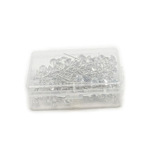 Diamond Head Pins Acrylic 8*50mm Water Drop Needle Diamond Pins Crystal Head Pins