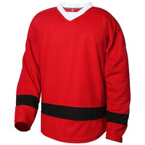 Vente en gros OEM de maillots de hockey sur glace haut de gamme sublimation durable polyester série Pro séchage rapide épaules renforcées logo personnalisé - Product Image 1