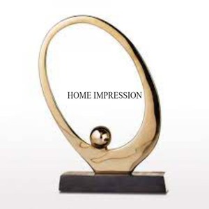 Figura de cuerpo humano de Metal chapado en oro de alto grado con aspecto llamativo único más elegante con escultura de diseñador de alas a bajo precio - Product Image 4