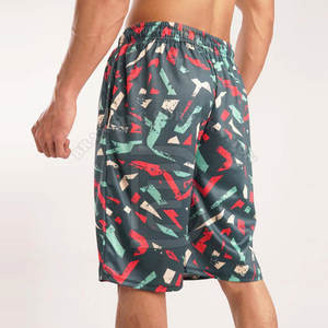 Pantalones cortos de sublimación con estampado de moda de verano Pantalones cortos de malla Pantalones cortos con cintura elástica para hombre hechos en Pakistán - Product Image 5