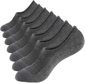 Chaussettes de sport basses invisibles en bambou doux, style athlétique décontracté, logo personnalisé - Product Image 3