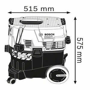 เครื่องดูดฝุ่นแบบเปียกและแห้ง Bosch Electric 35 ลิตร แบบถัง  สำหรับงานอุตสาหกรรม พร้อมตัวกรองน้ำ สำหรับใช้งานกลางแจ้ง แบบไม่ใช้ถุงเก็บฝุ่น - Product Image 2