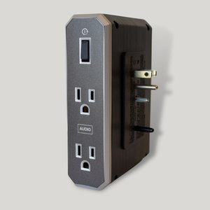 48-Inch 4K Definition Smart <b>TV</b> with Home Theater System 4 Outlet Power Strip with <b>USB</b> Ports - Product Image 2