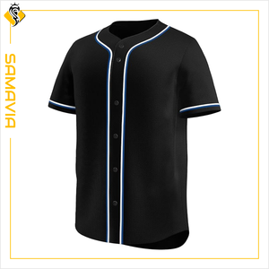 เสื้อเบสบอลพิมพ์ลายคุณภาพพรีเมียม SAMAVIA สำหรับนักกีฬาทีมชาติสหรัฐอเมริกา ผลิตจากโพลีเอสเตอร์ 100% ระบายอากาศได้ดี แห้งเร็ว ปรับแต่งได้ ใส่ได้ทั้งชายและหญิง - Product Image 2